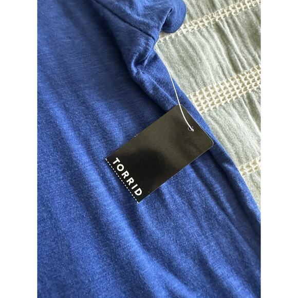 Torrid Sodalite Royal Blue Short Sleeve Vintage Crewneck Tee T-shirt 2XL NWT - Picture 5 of 6